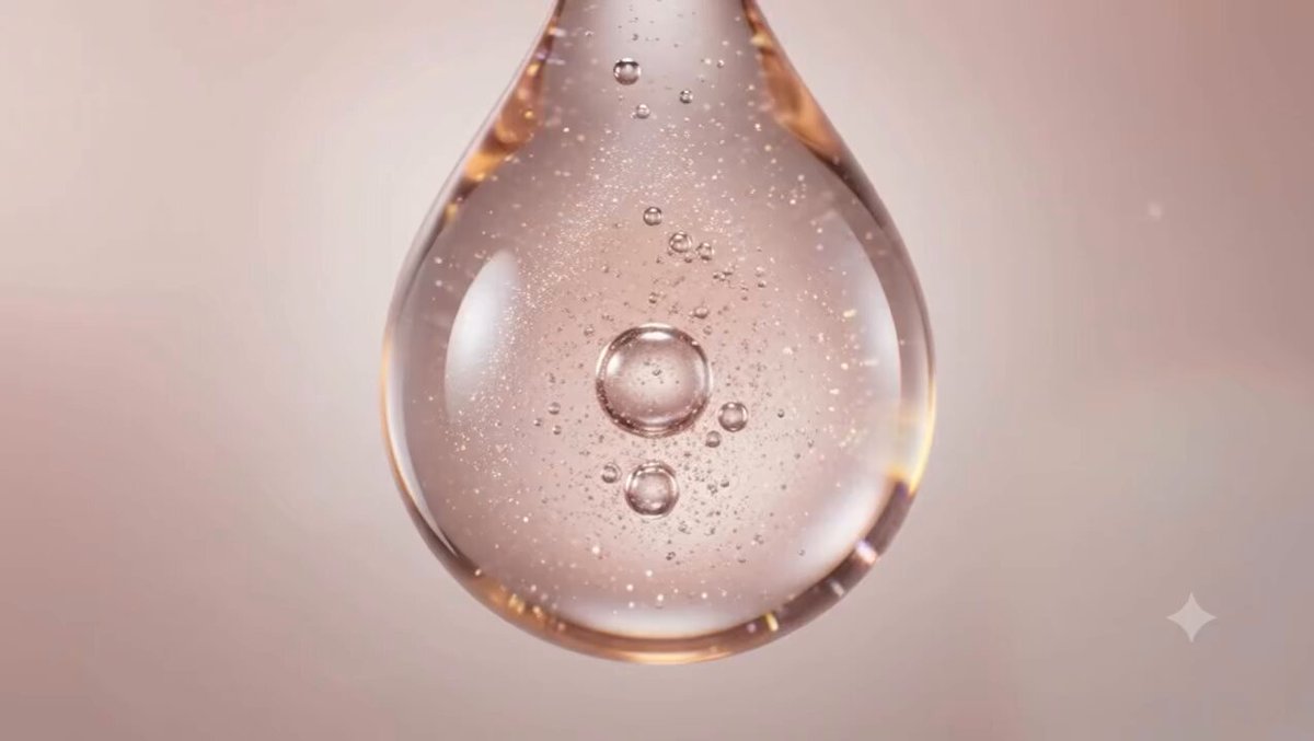 Werbespot für luxuriöse Hautpflege-Essenz