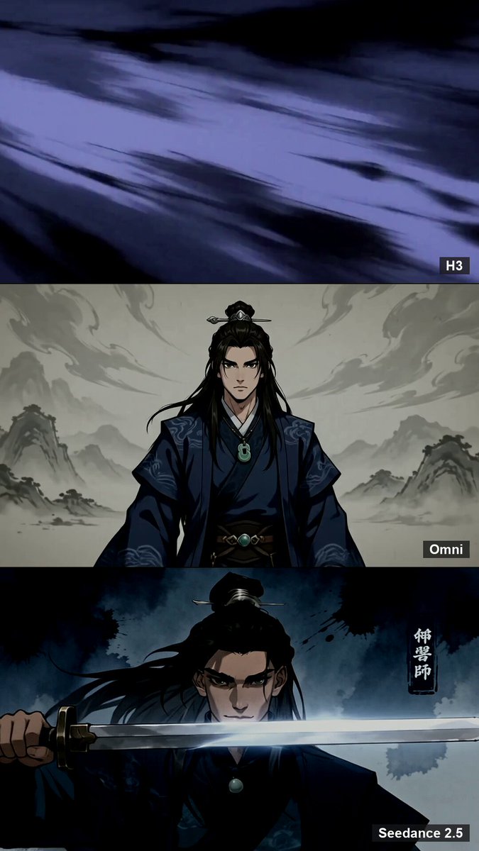 Chinese Anime Character Montage