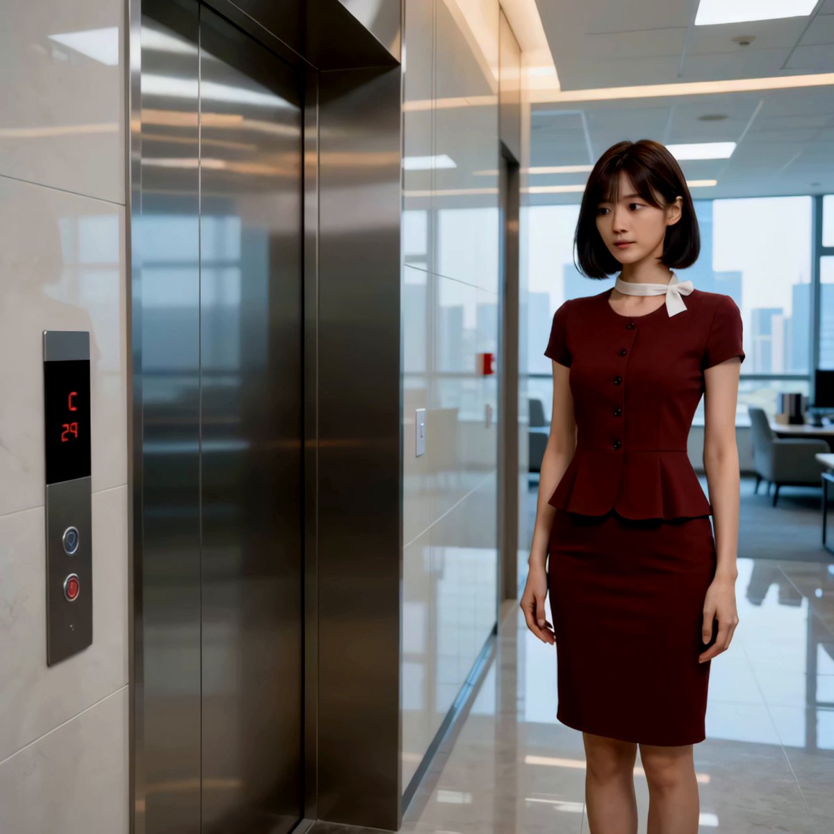 Isekai Elevator Secretary Cinematic Comedy