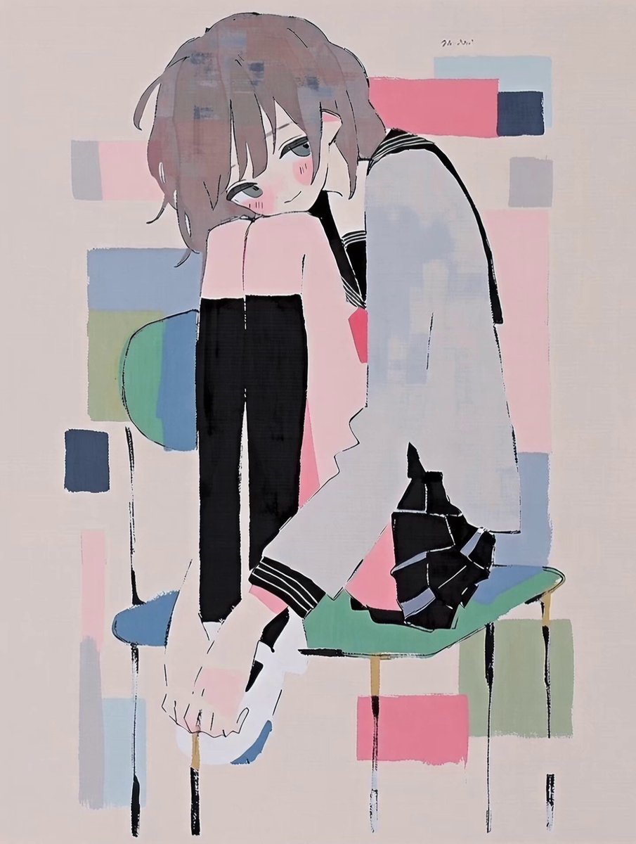 Anime-Charakter: Guten-Morgen-Aufwachen