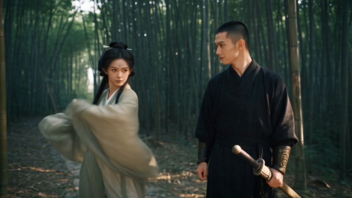 Wuxia Martial Arts Bamboo Forest Chase