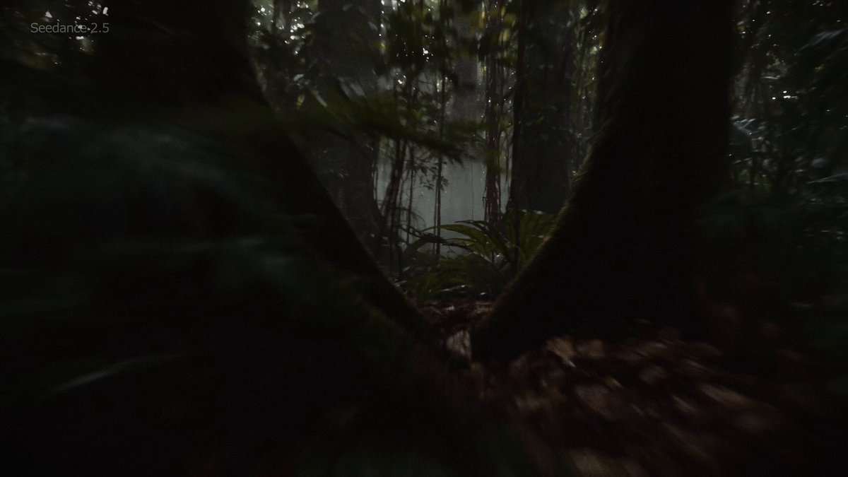 Horror-Begegnung mit einem Monster im Amazonas-Regenwald