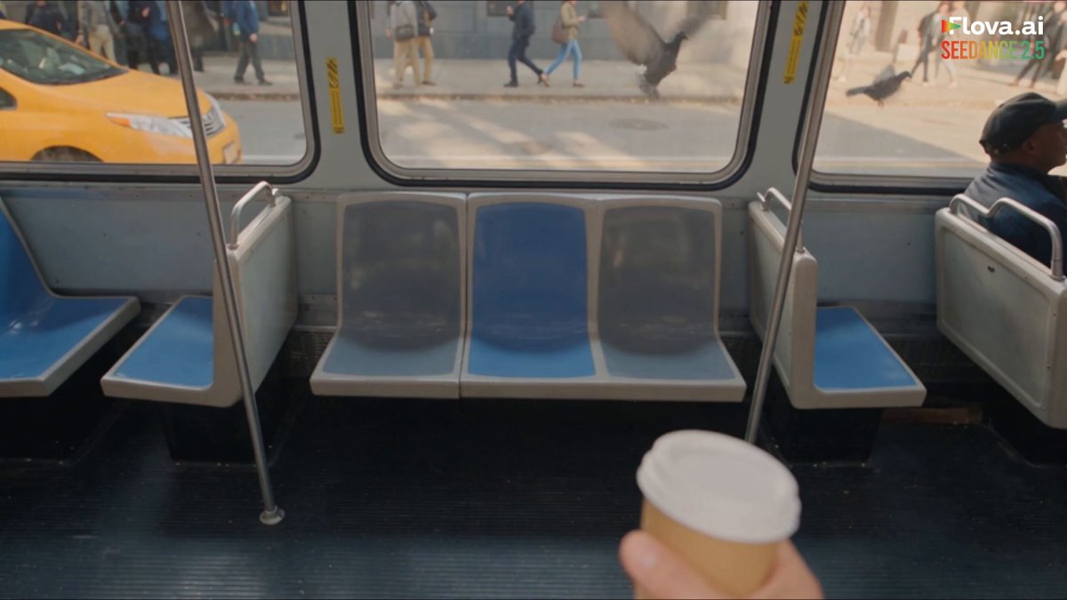 Cinematic Bus Time Freeze Comedy