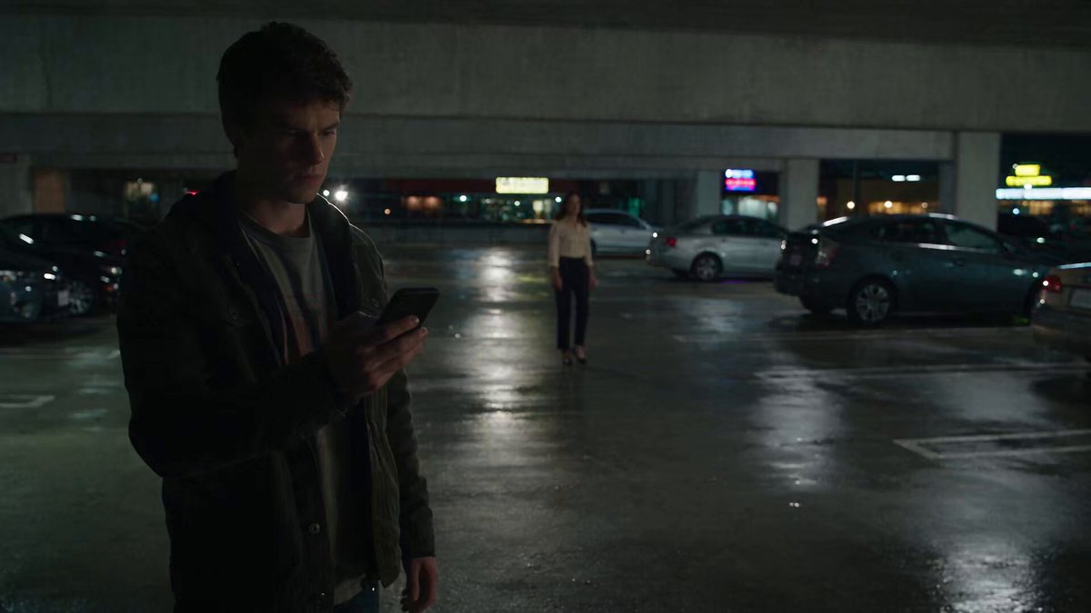 Sci-Fi Time Pause Parking Lot
