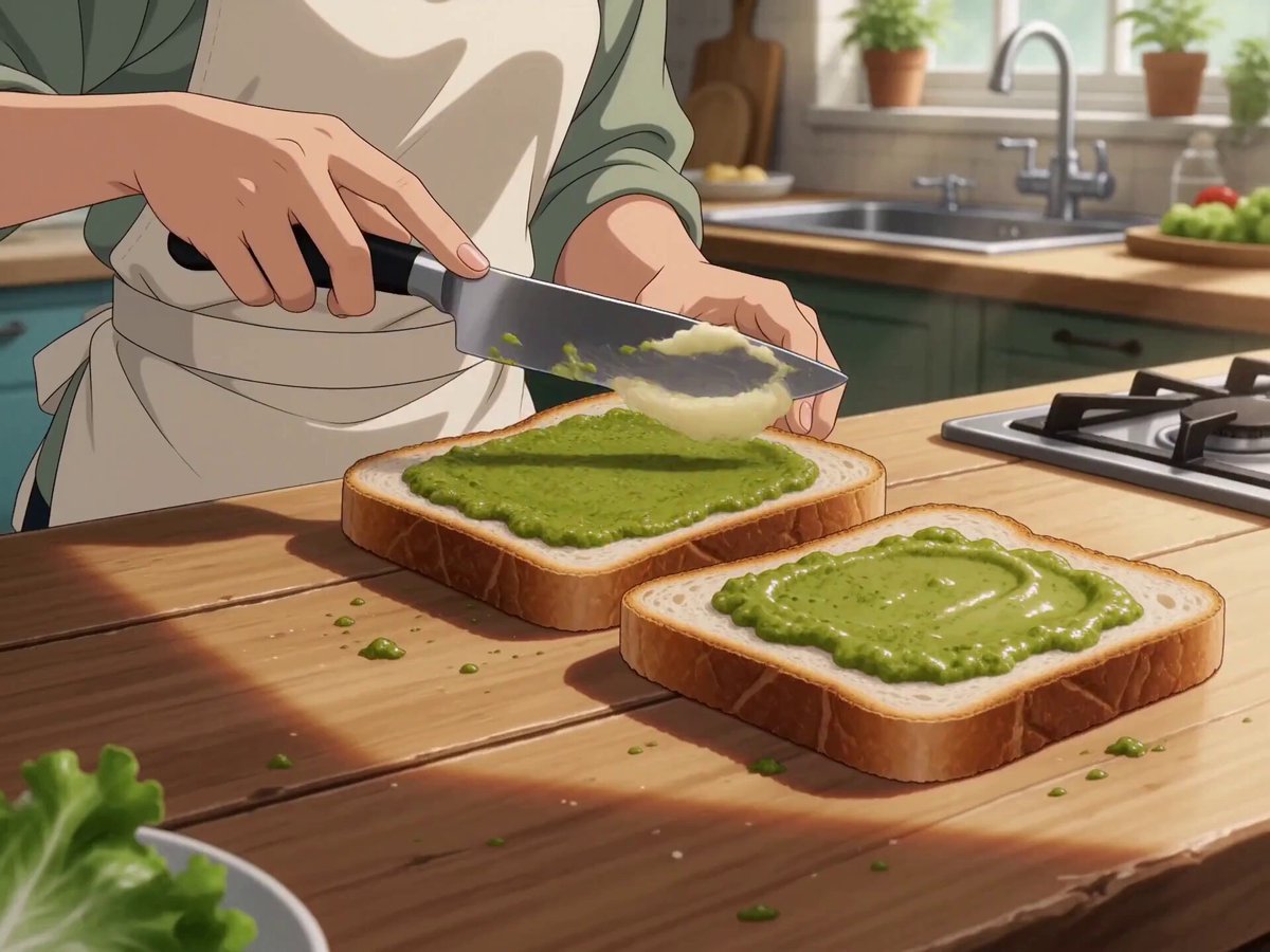 Anime Webtoon Sandwich Cooking Video