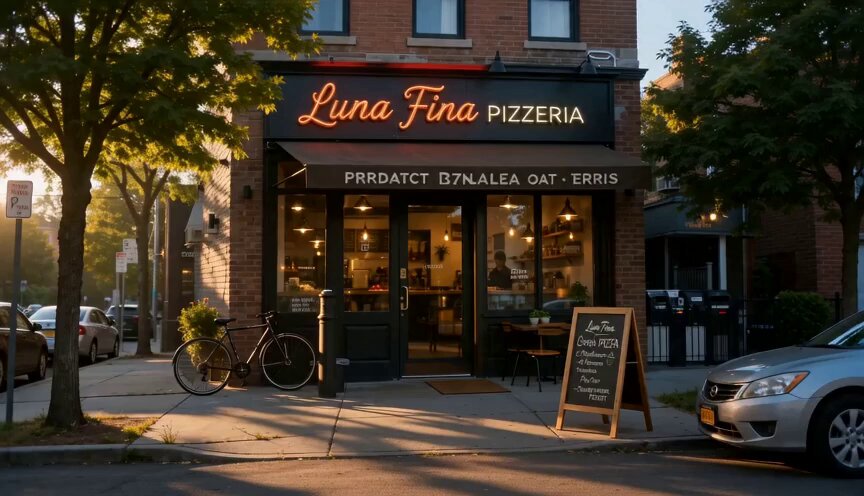 Cinematic Pizza Storefront Commercial