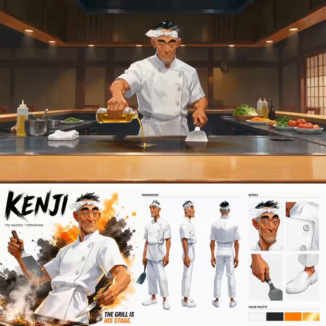 Kenji Teppanyaki Chef Show