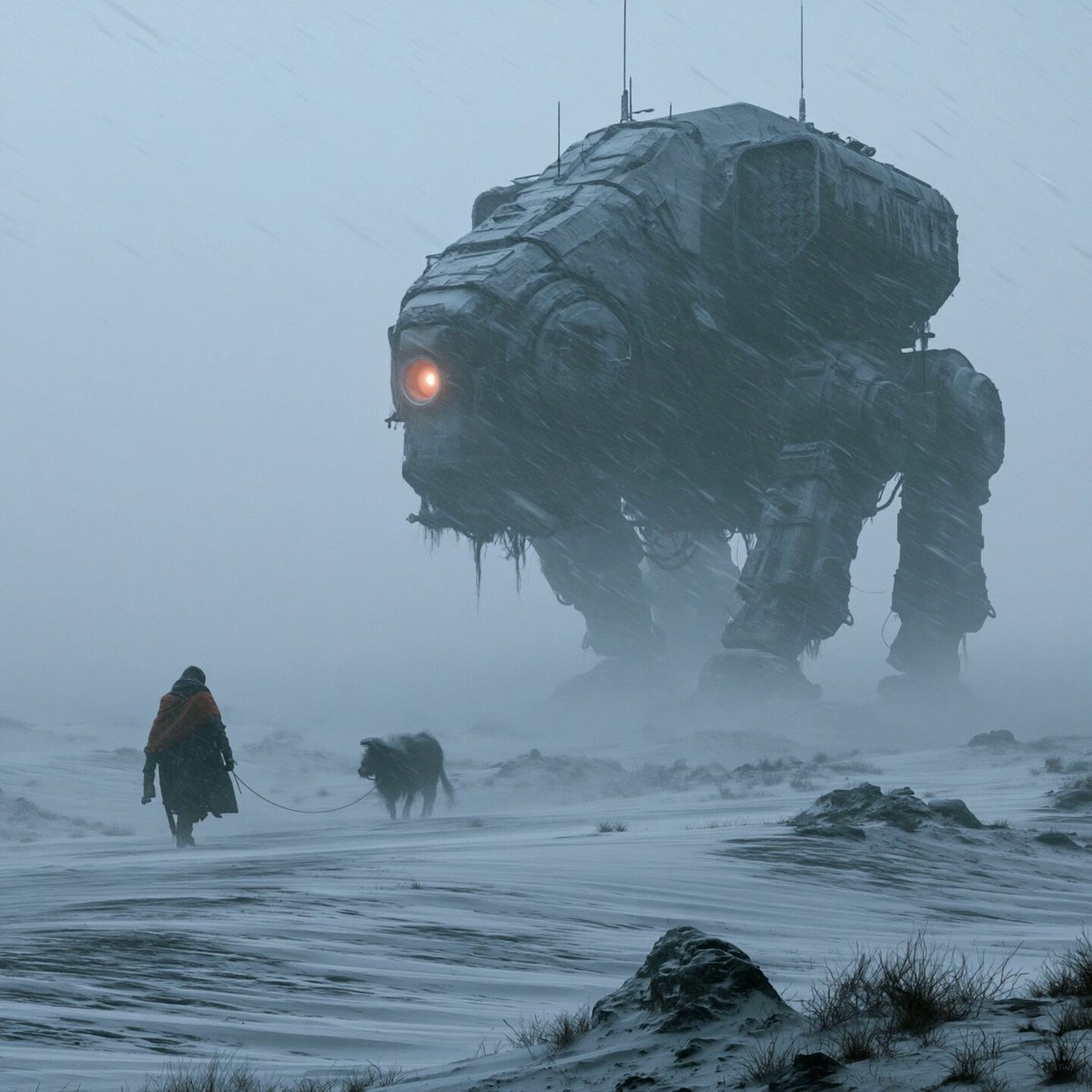 Dog Walker Finds Mecha