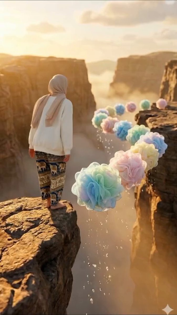 Hijab Canyon Floating Stones