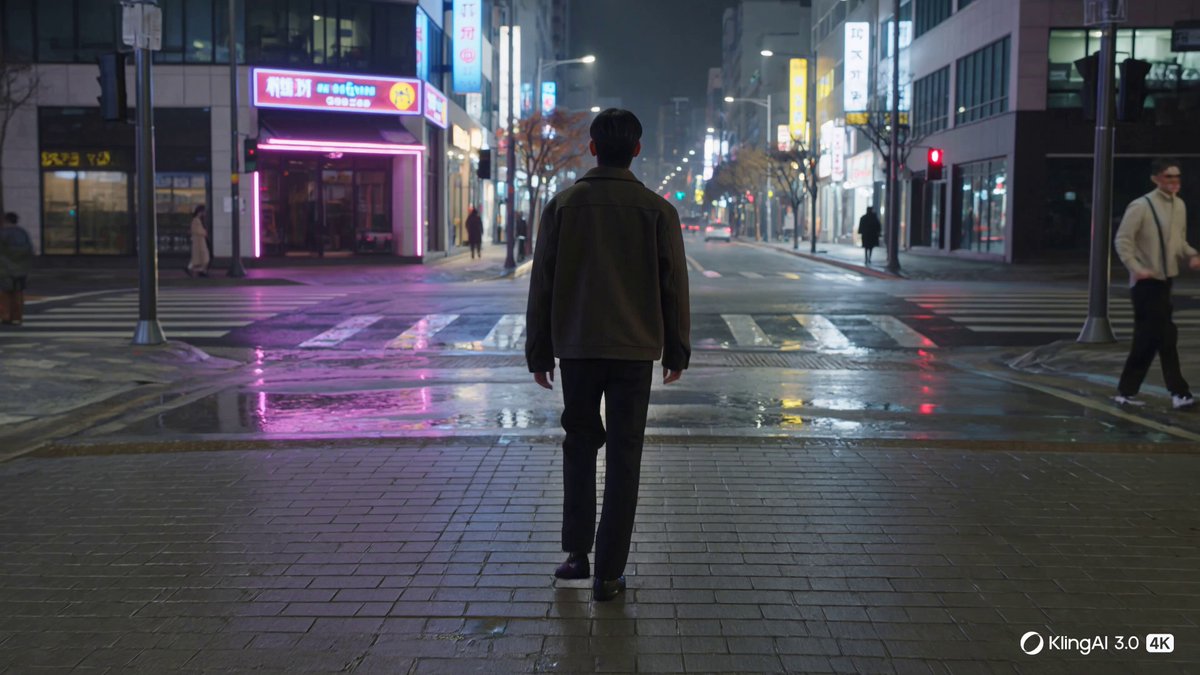 Night City Rain Walk