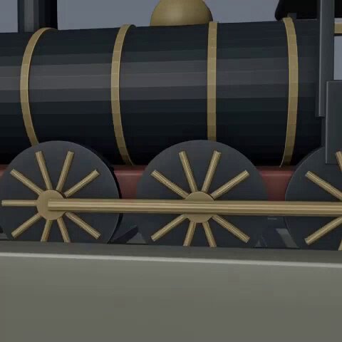 Steam Train Castle Fantasy