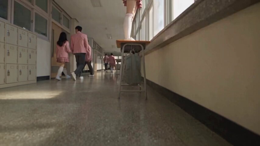 School Hallway Action