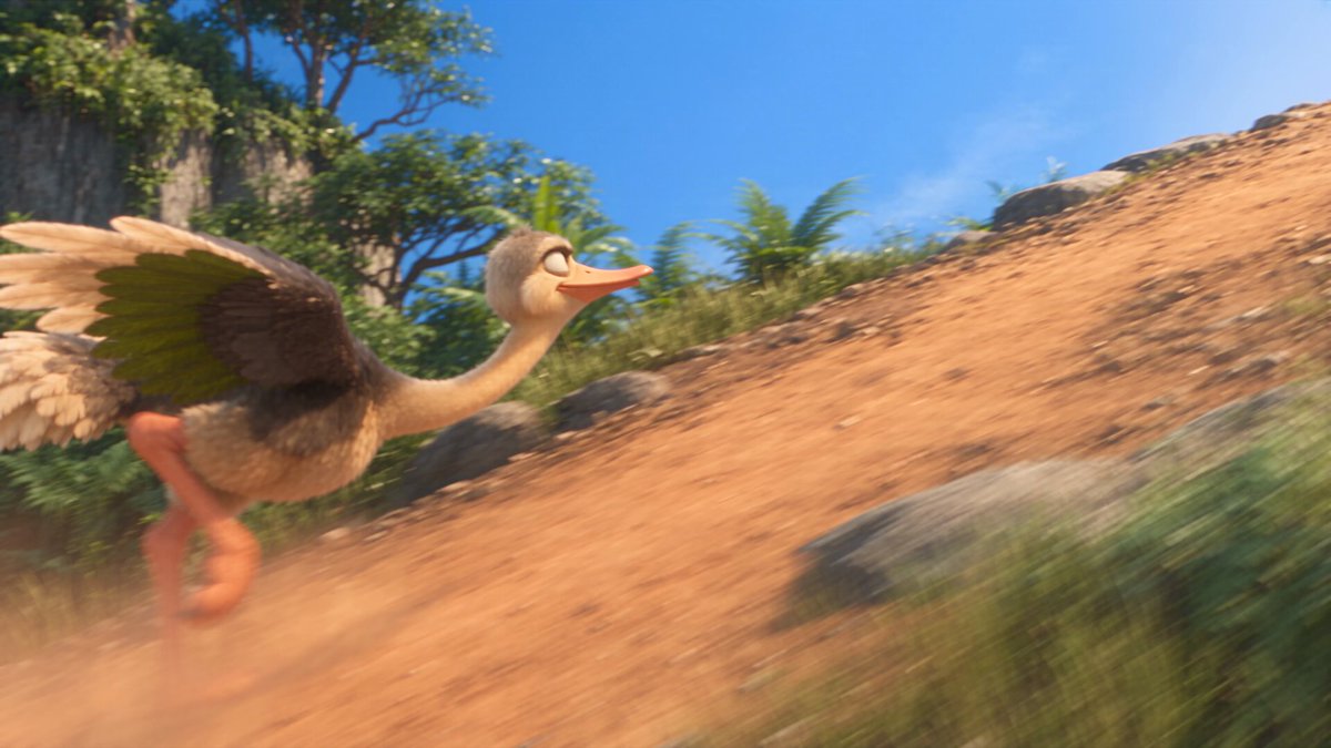 Ostrich Learns to Fly