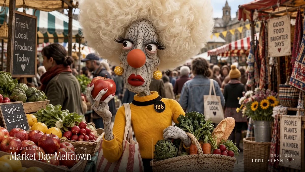 Farmers Market Puppet Meltdown
