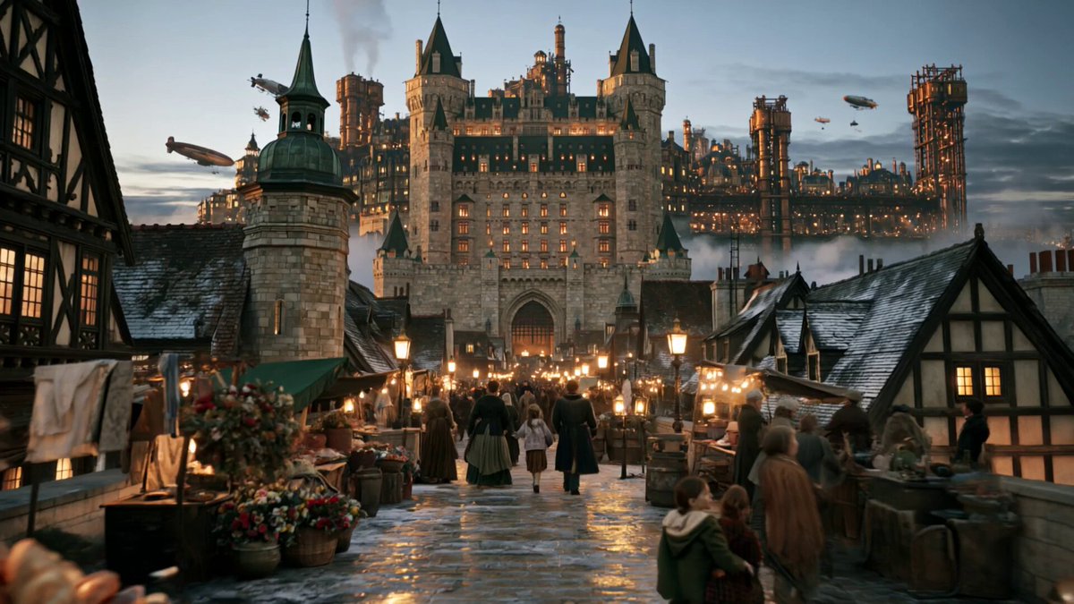 Dusk Market City Gate