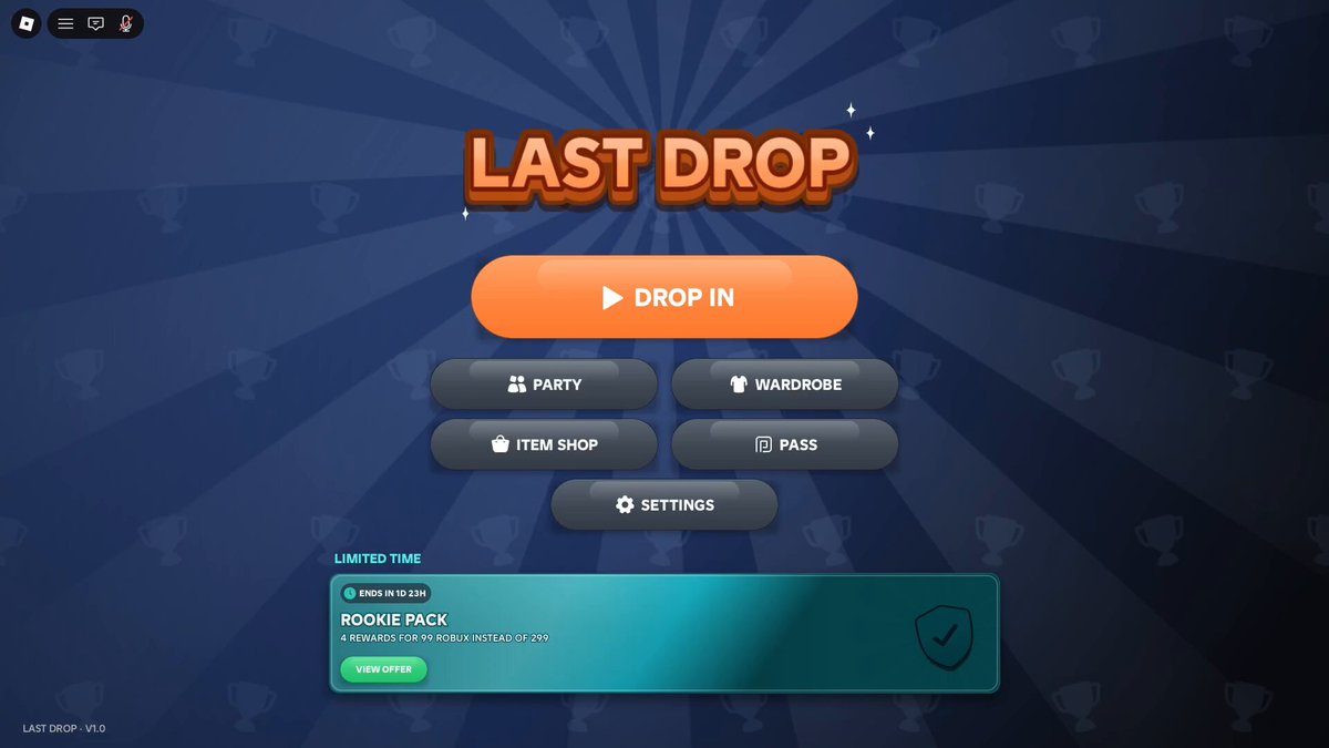 Cartoony battle royale UI