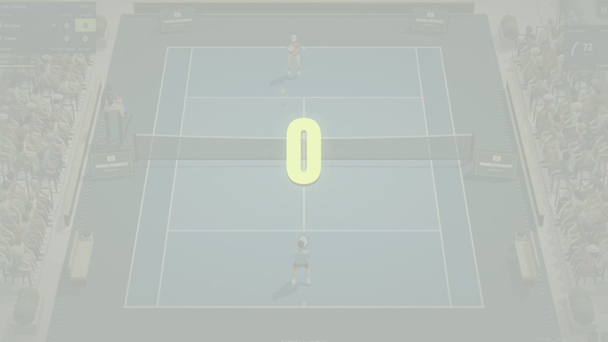 Tennis game launch video