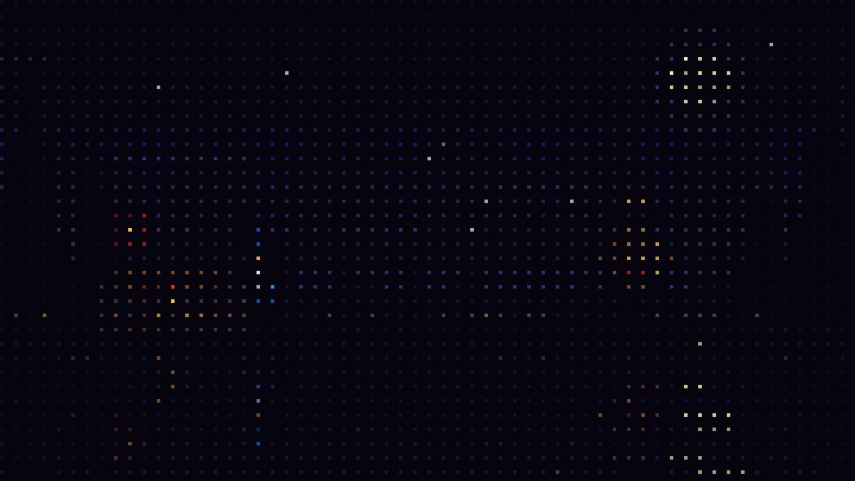 Crypto pixel animation