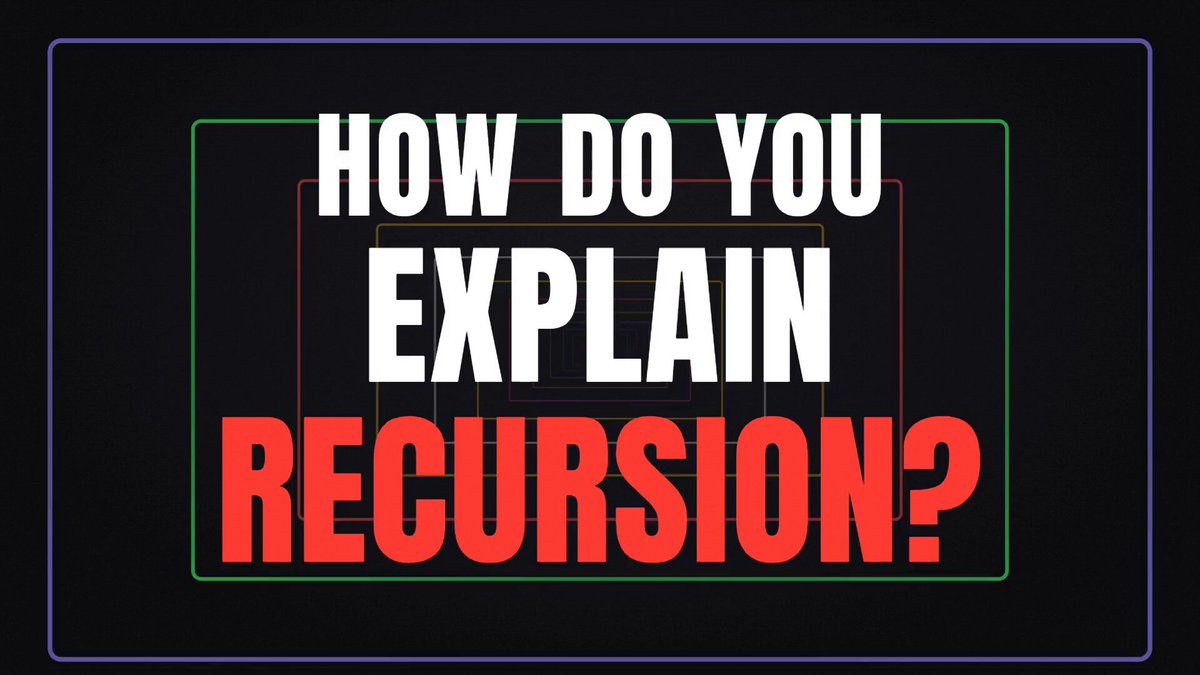 Recursion explainer video