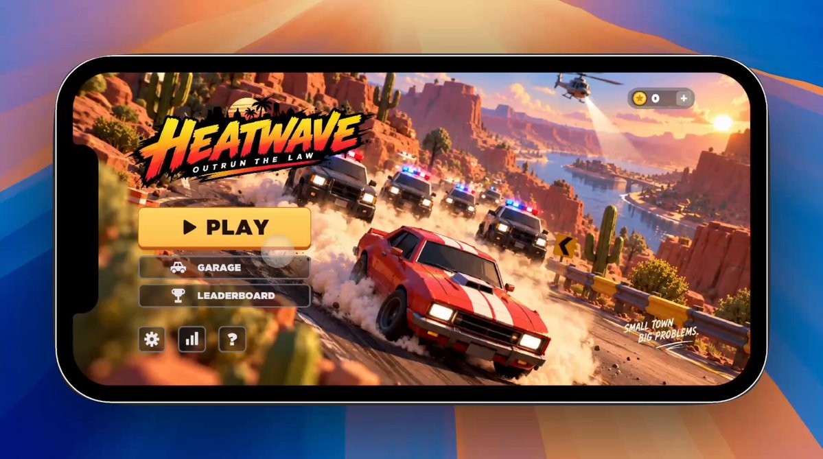 Police chase arcade game