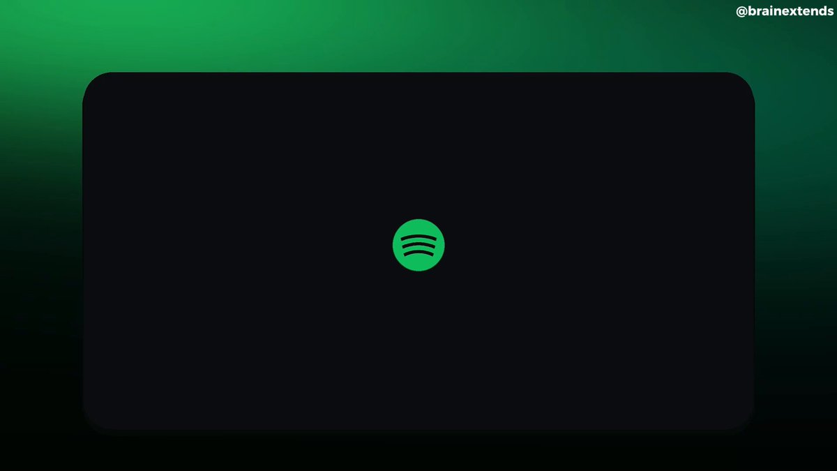 Spotify motion graphics template