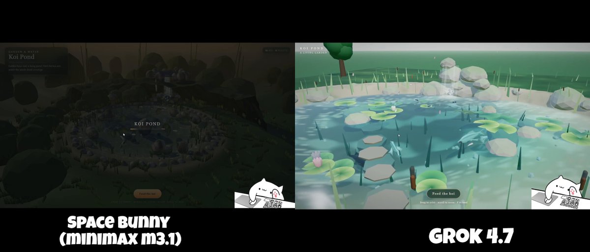 Living Three.js Koi Pond