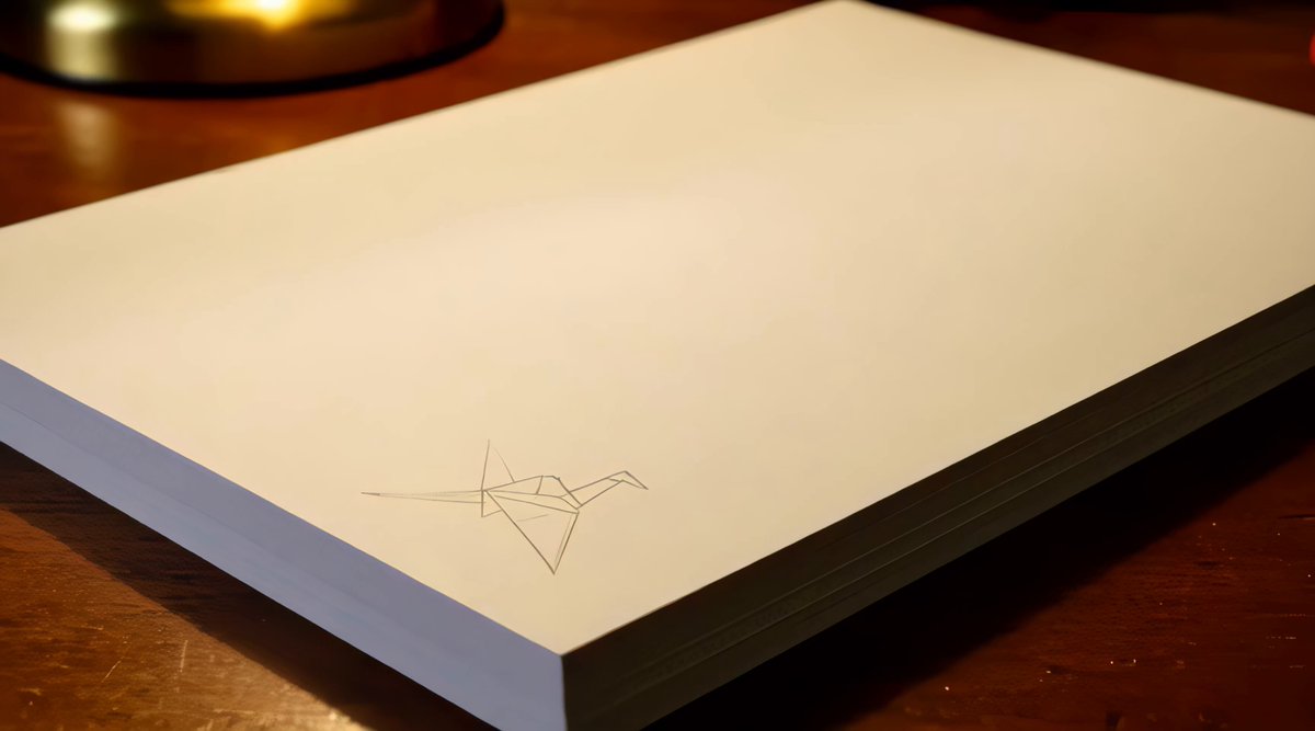 Pencil Bird Flaps Across Paper