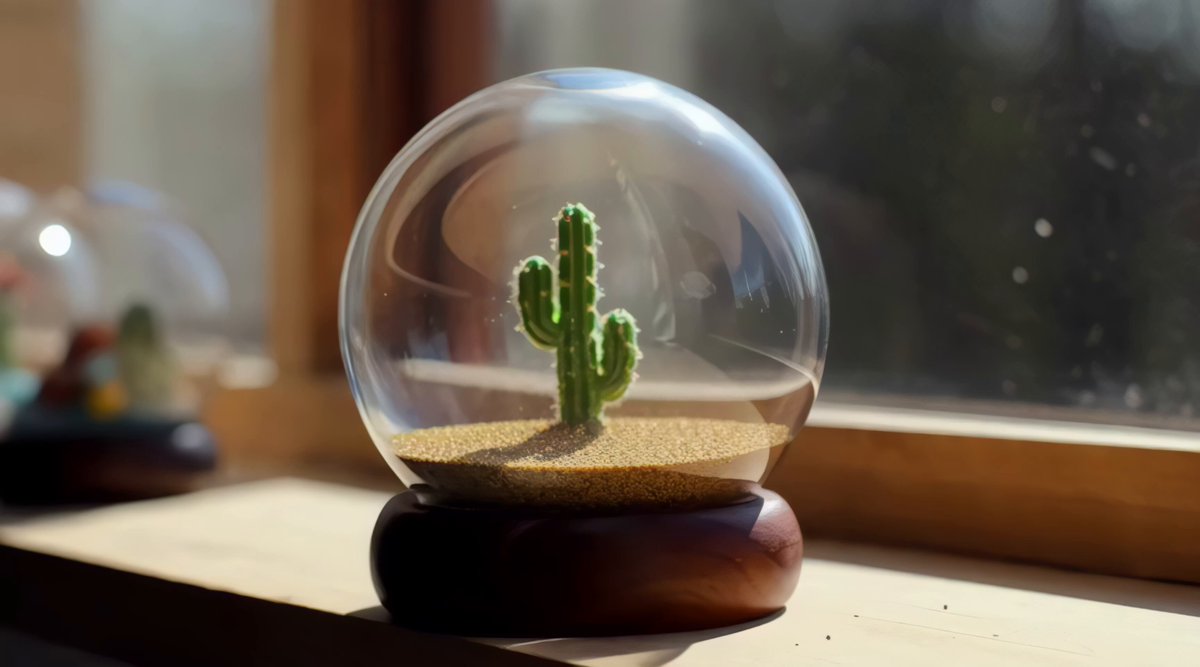 Golden Sand Snow Globe