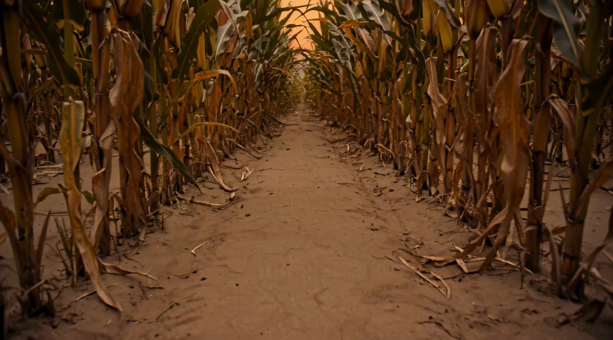 Corn Row Boot Prints