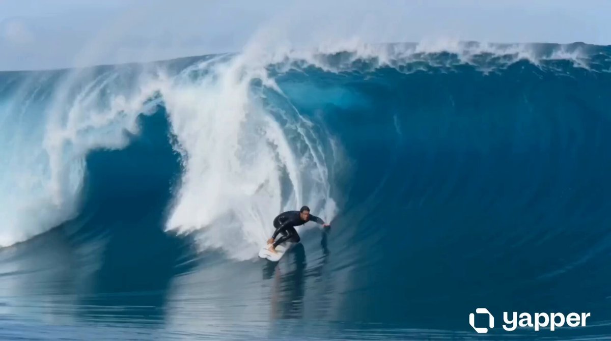Cinematic Surfer Slow-Motion Barrel