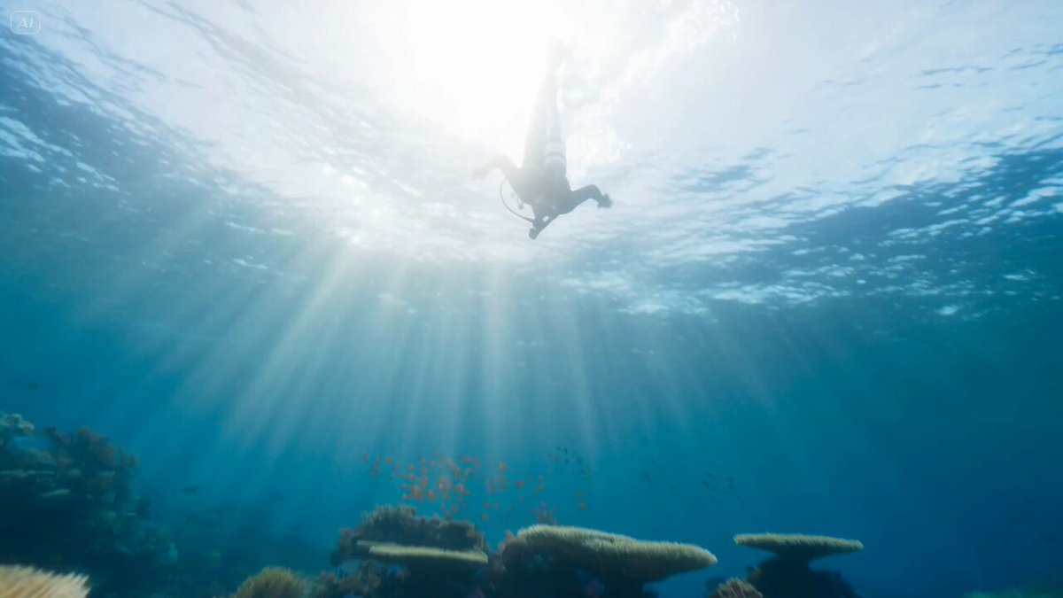 Cinematic Marine Biologist Exploration