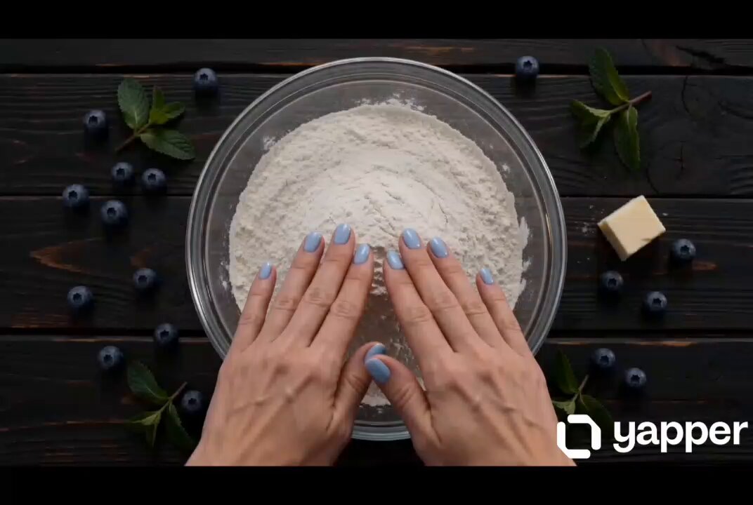Blueberry Pie Baking Storyboard