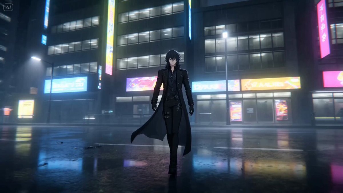 Séquence d'action continue style anime