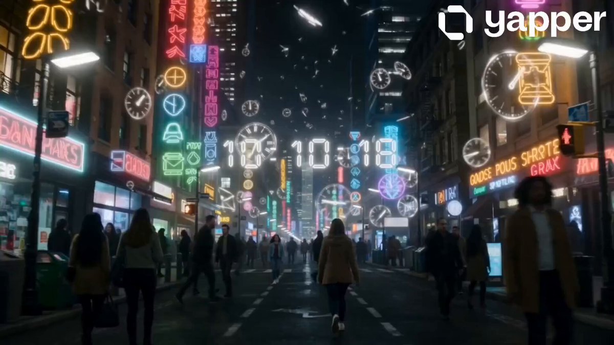 Neon-futuristischer Zeitdieb