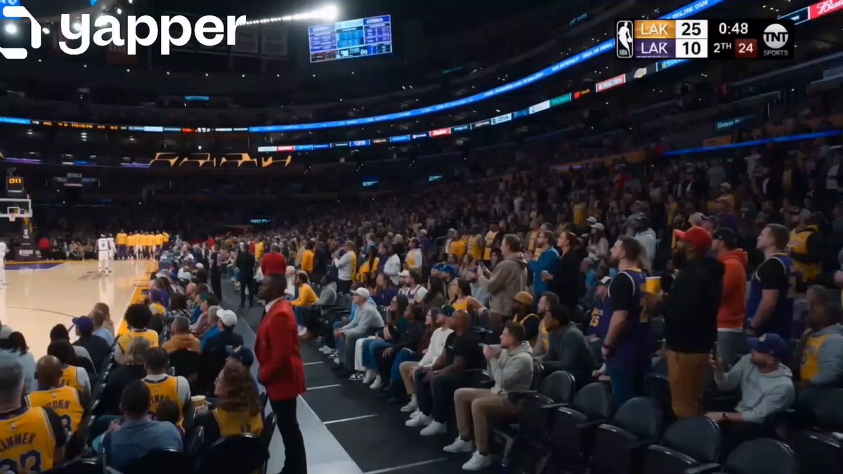 NBA Live-Spiel: Reaktion der Zuschauer