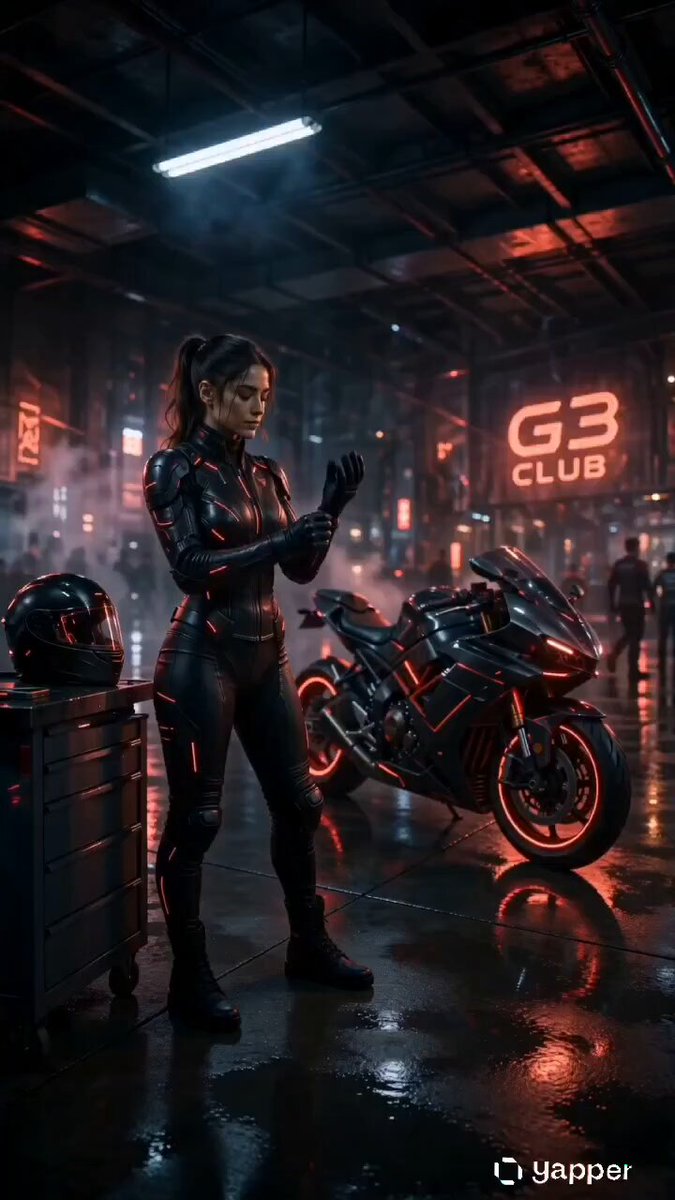 Cyberpunk-Neon-Motorrad-Action