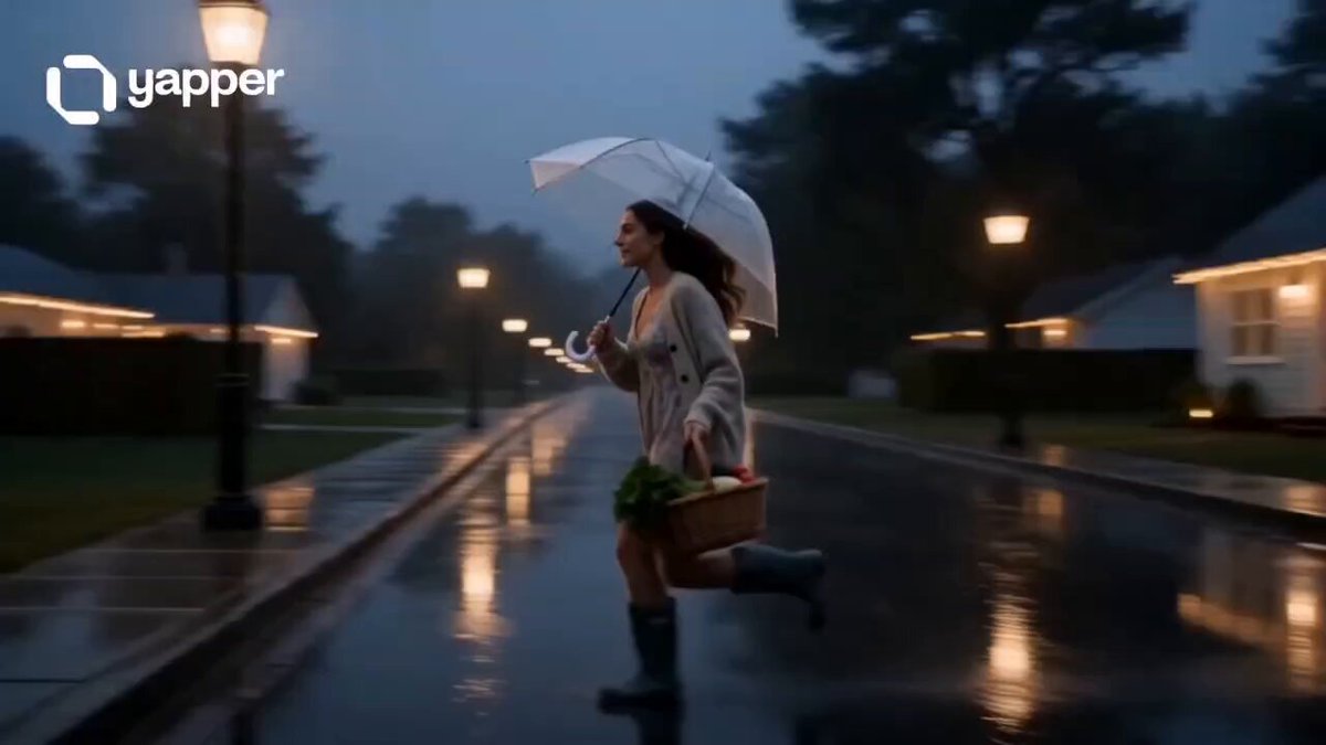 Filmische gemütliche Regen-Sequenz für Zuhause
