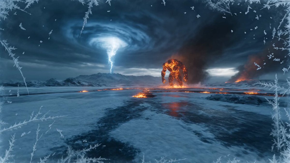 Elemental Ice vs Fire Battle