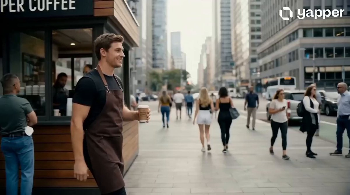 Barista Cinematic Commercial Video Prompt