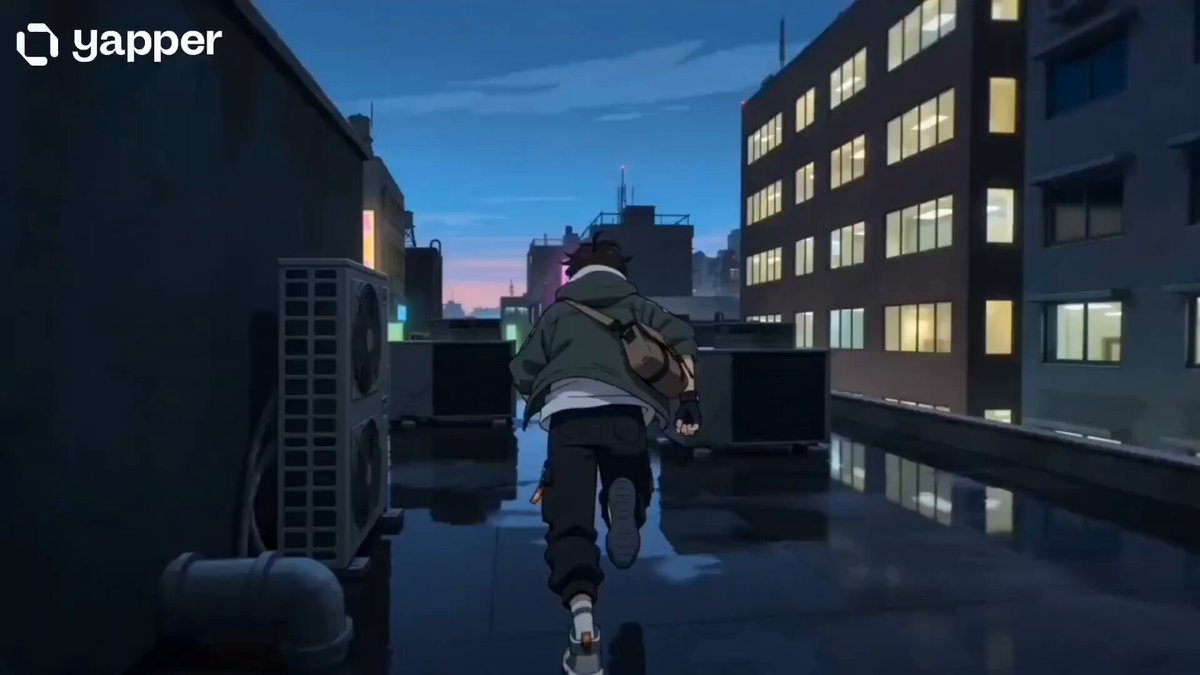 Cinematisches Video eines jugendlichen Parkour-Läufers