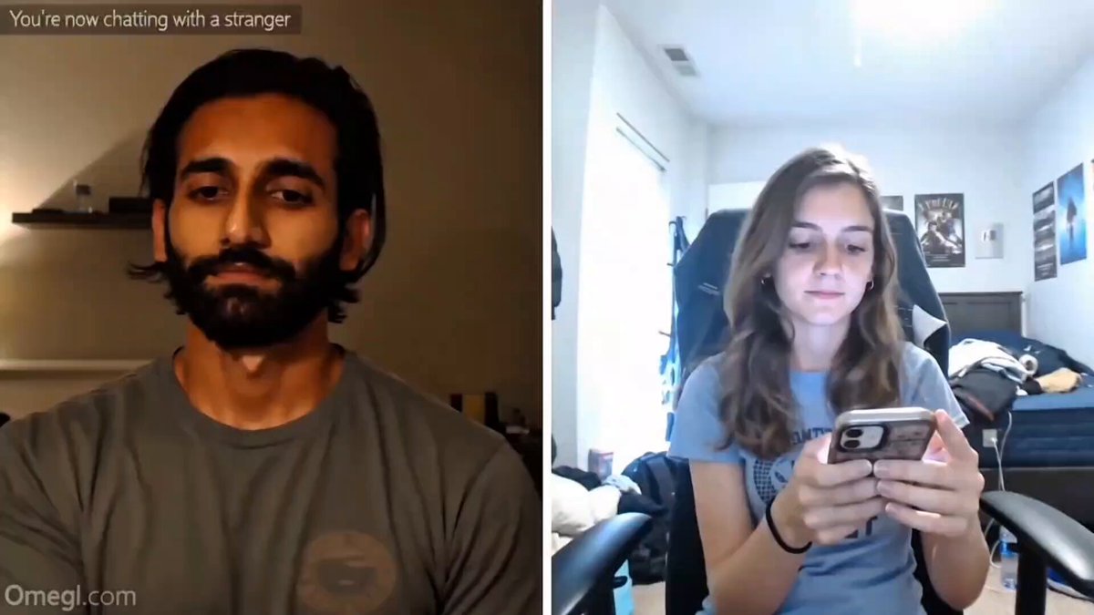 Omegle Style Split Screen Magic