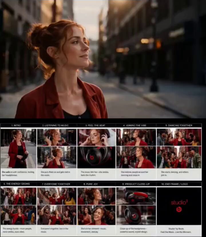 Lifestyle-Werbespot für Kopfhörer
