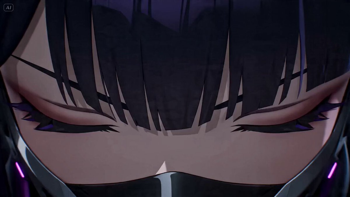 Cyberpunk-Anime-Kunoichi: Kampf auf den Dächern