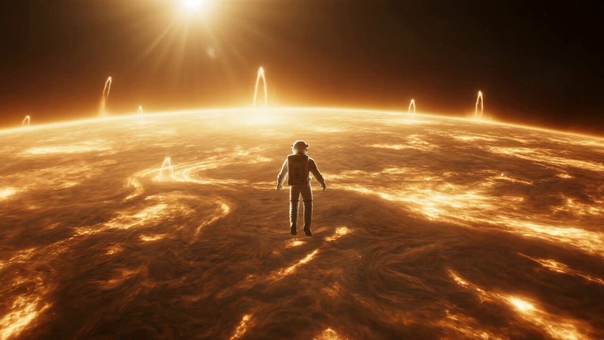 Filmreife Transformation zum solaren Astronauten