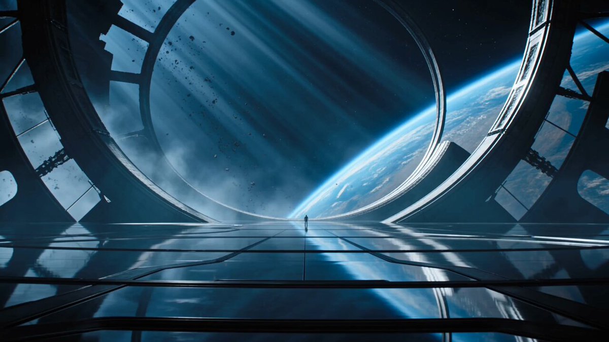 Filmreife Sci-Fi-Orbital-Megastruktur