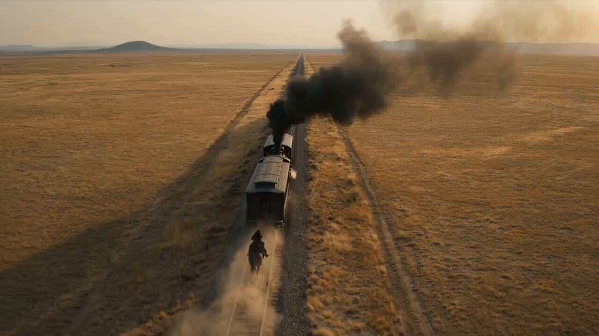 Wild West Gunslinger Train Stunt