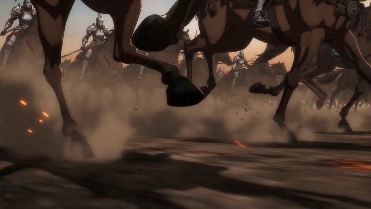 Epic Anime Warrior Queen Cavalry Charge