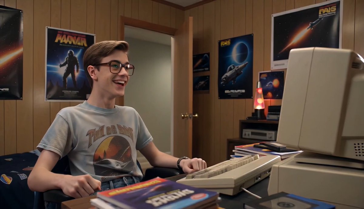 80s Computer Nerd Daily Life