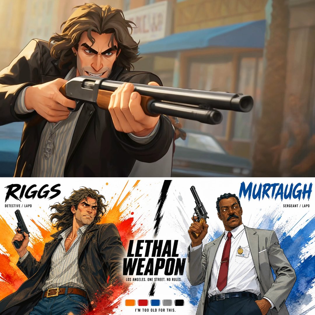 Lethal Weapon Anime Fight