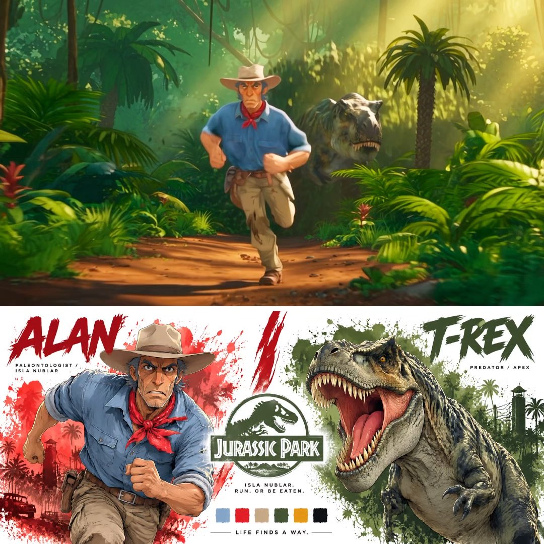 Alan T-Rex Jungle Chase
